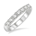 7 Stone Diamond Wedding Band