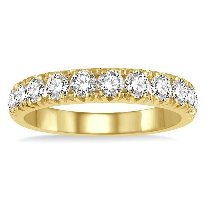 11 Stone Diamond Wedding Band
