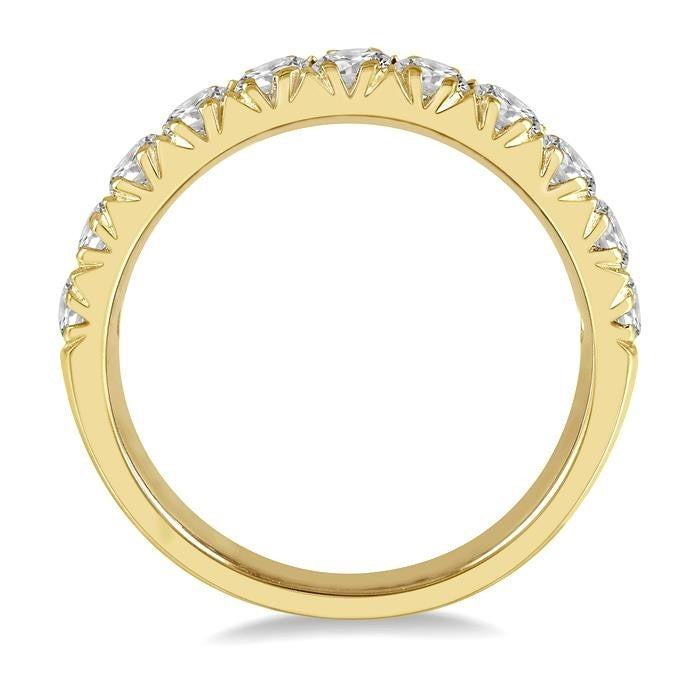 11 Stone Diamond Wedding Band