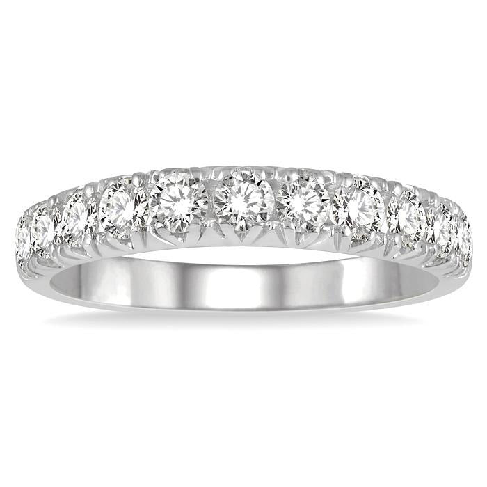 11 Stone Diamond Wedding Band
