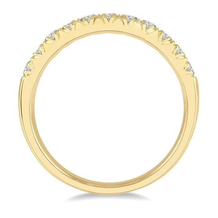 11 Stone Diamond Wedding Band