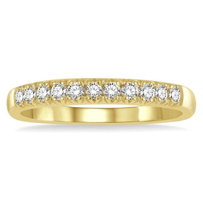 11 Stone Diamond Wedding Band