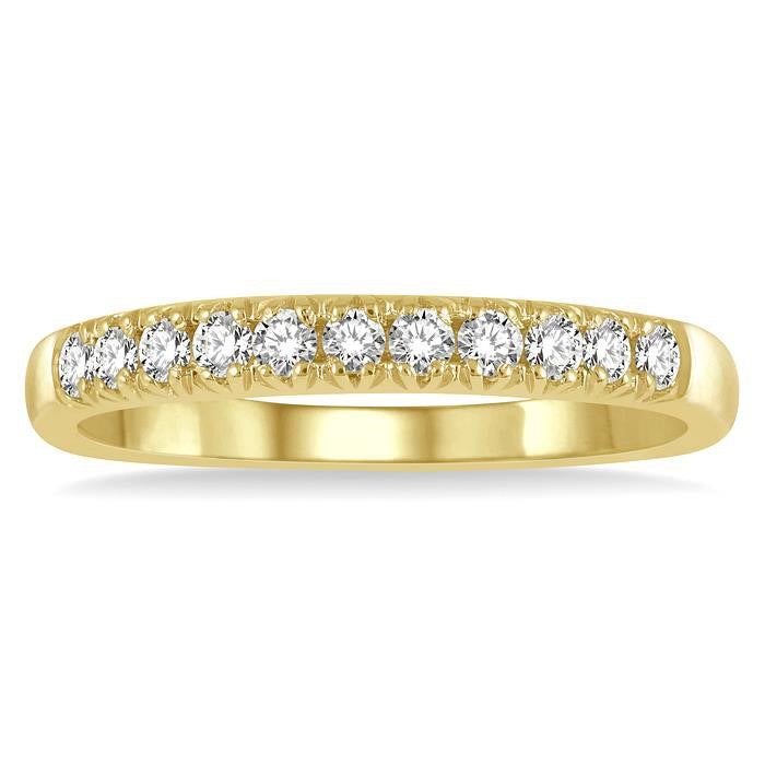 11 Stone Diamond Wedding Band