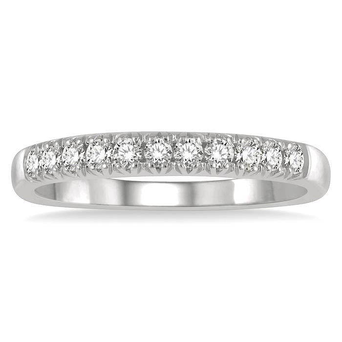 11 Stone Diamond Wedding Band