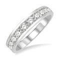 11 Stone Channel Set Diamond Wedding Band 1CTW