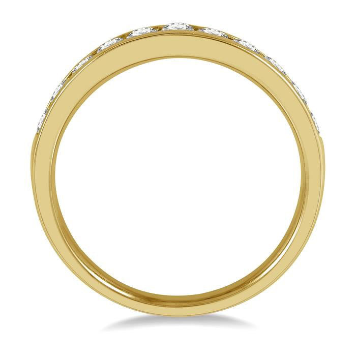 11 Stone Channel Set Diamond Wedding Band
