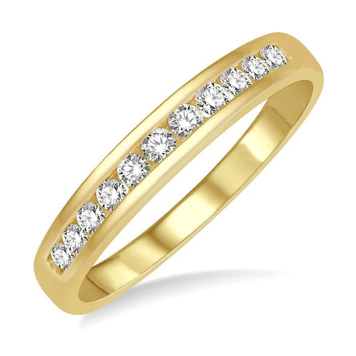 11 Stone Channel Set Diamond Wedding Band