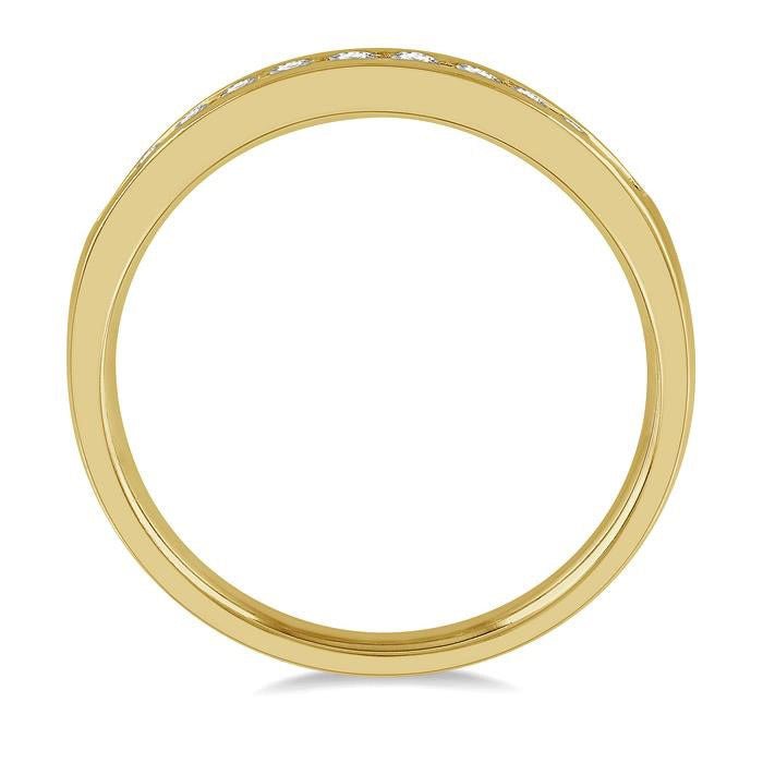 11 Stone Channel Set Diamond Wedding Band