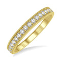 1/3 Ctw Round Cut Diamond Wedding Band in 14K Yellow Gold