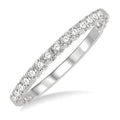 1/4 Ctw Lattice Round Cut Diamond Wedding Band in Platinum