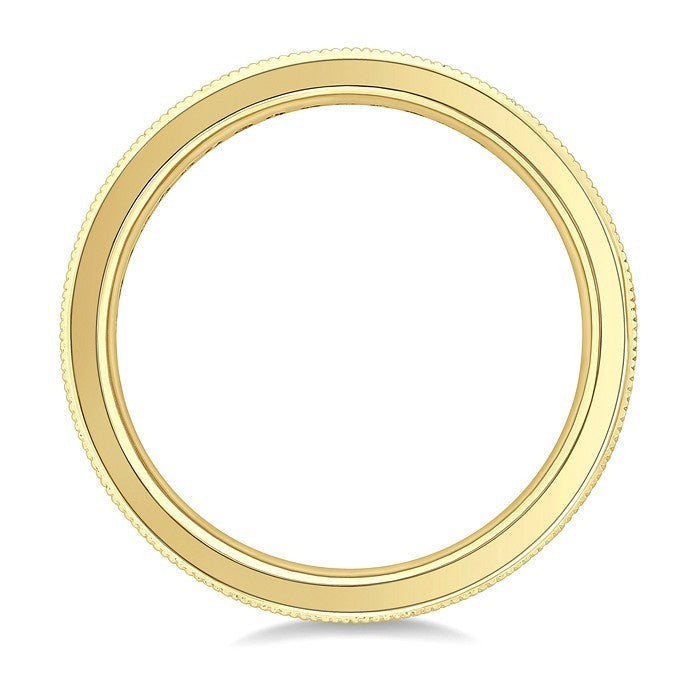 1/2 Ctw Round Cut Diamond Eternity Band in 14K Yellow Gold