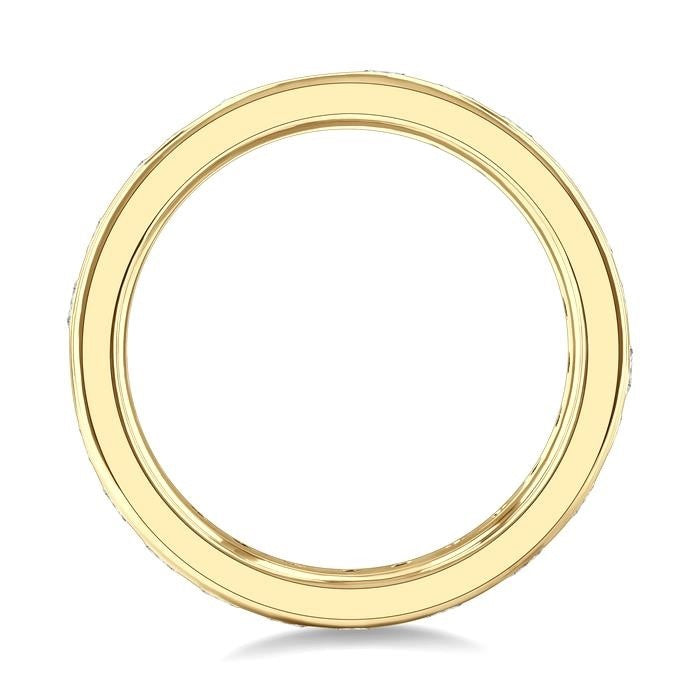 Channel Set Eternity Diamond Wedding Band