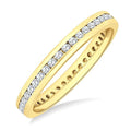 Channel Set Eternity Diamond Wedding Band