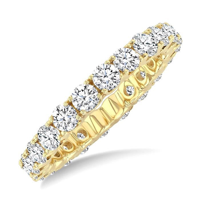 Round Shape Eternity Diamond Wedding Band