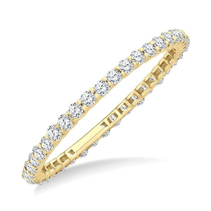 Round Shape Eternity Diamond Wedding Band