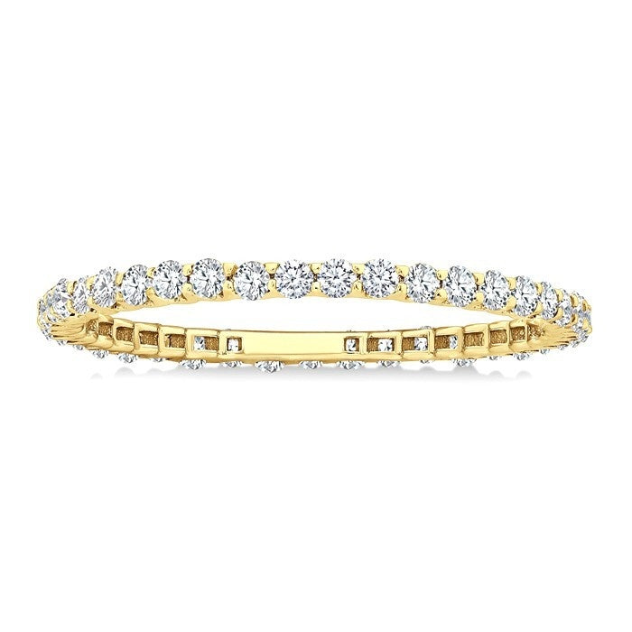Round Shape Eternity Diamond Wedding Band