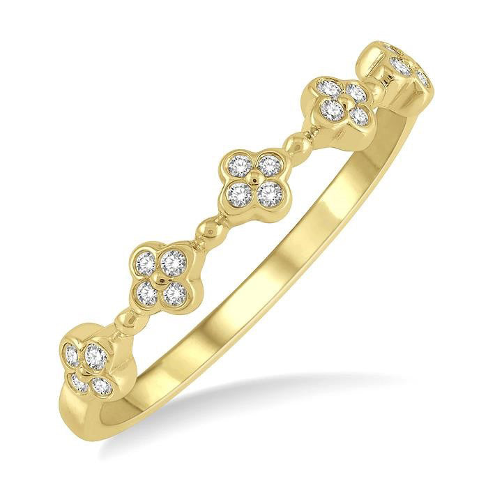 Whisper Diamond Ring in Yellow Gold