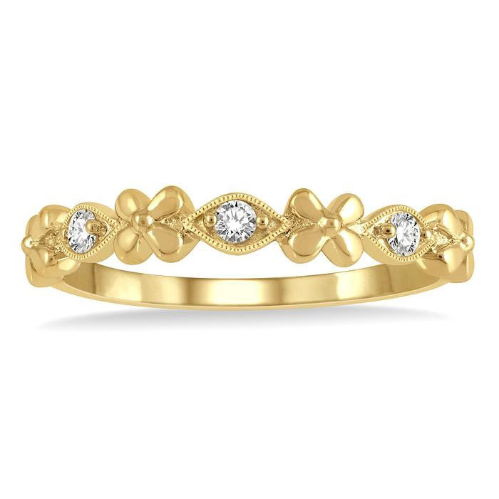 Harmony Diamond Ring in Yellow Gold