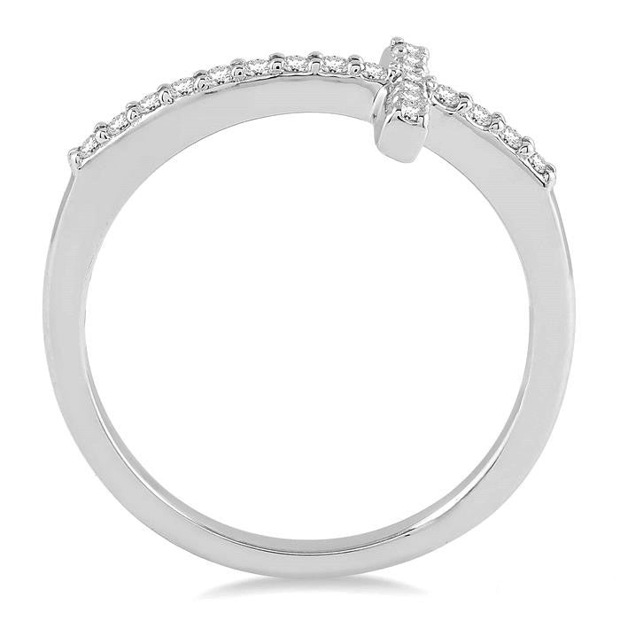 Cross Diamond Fashion Ring