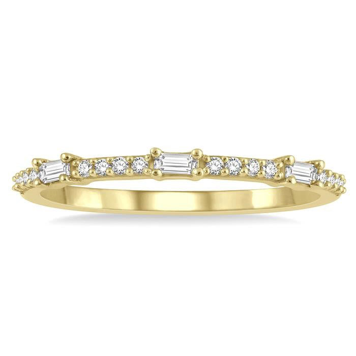 Serenity Diamond Ring in Yellow Gold