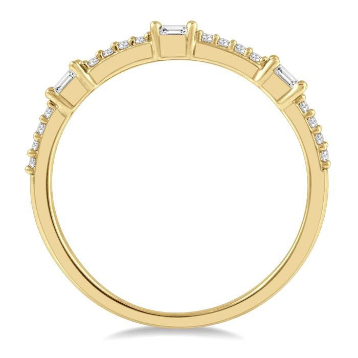 Serenity Diamond Ring in Yellow Gold