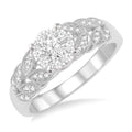 Shine Bright 10K White Gold .33 Ctw Diamond Ring