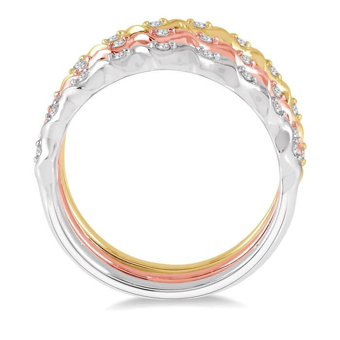 Stackable Diamond Band Set