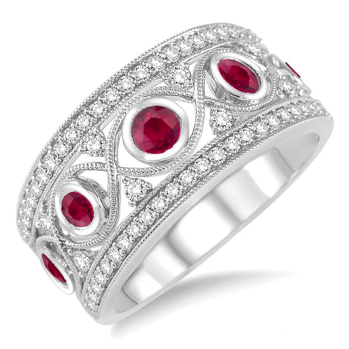 Ridgecrest Solstice 14K White Gold Diamond Ring