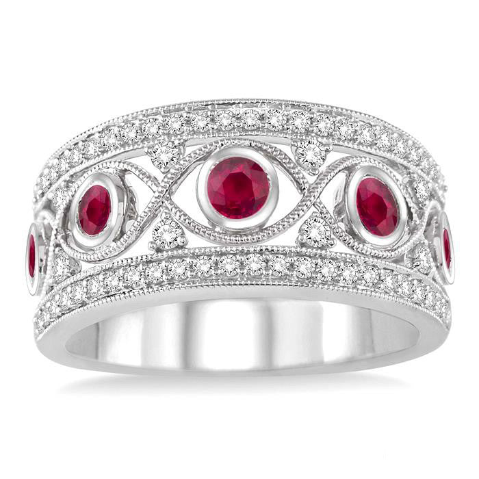 Ridgecrest Solstice 14K White Gold Diamond Ring