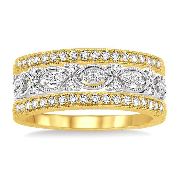 Stackable Diamond Band Set