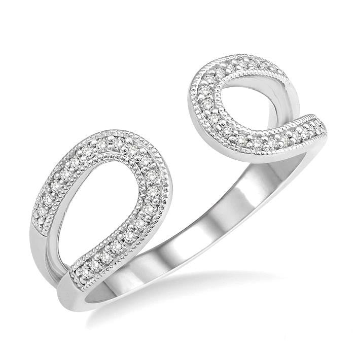 Diamond Fashion Open Ring