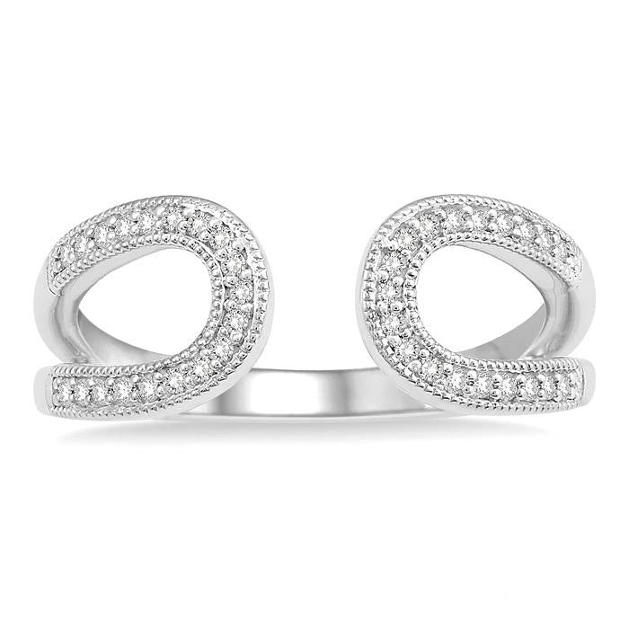Diamond Fashion Open Ring