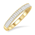 1/3 Ctw Stackable Baguette Diamond Fashion Band in 14K Yellow Gold