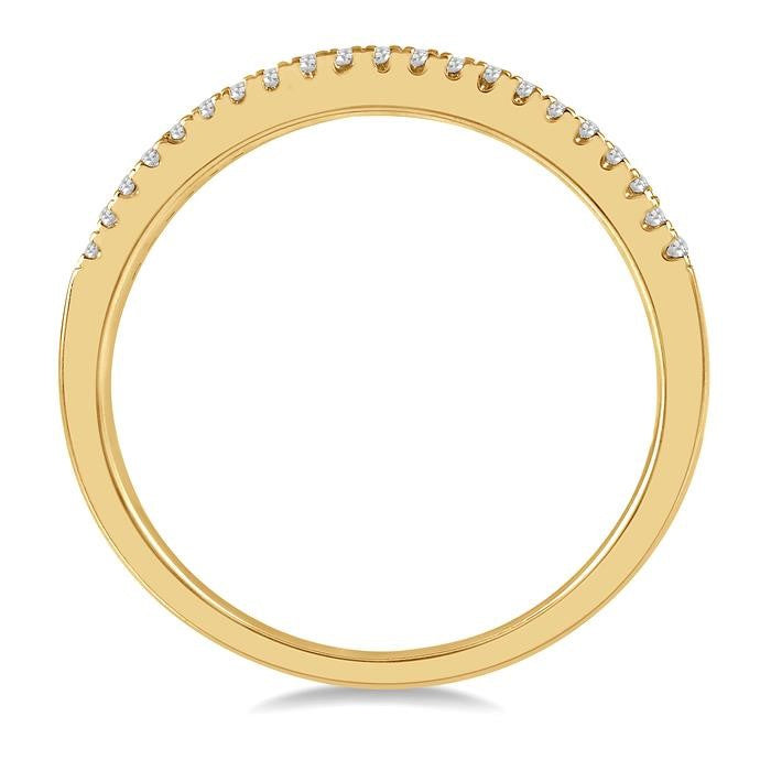 1/3 Ctw Stackable Baguette Diamond Fashion Band in 14K Yellow Gold