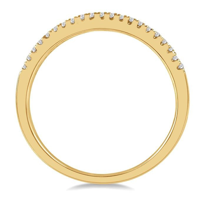1/3 Ctw Stackable Baguette Diamond Fashion Band in 14K Yellow Gold