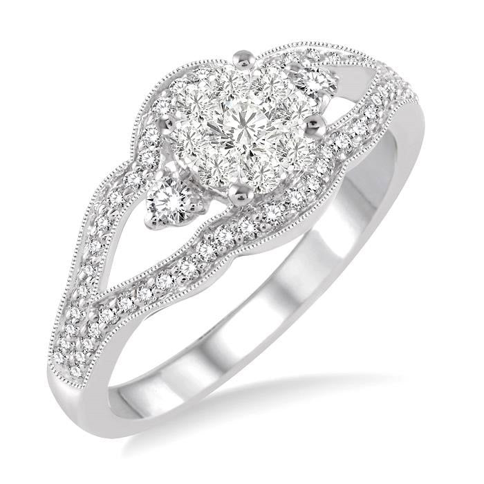 Round Shape Shine Bright Diamond Ring