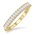 1/4 Ctw Stackable Baguette Diamond Fashion Band in 14K Yellow Gold