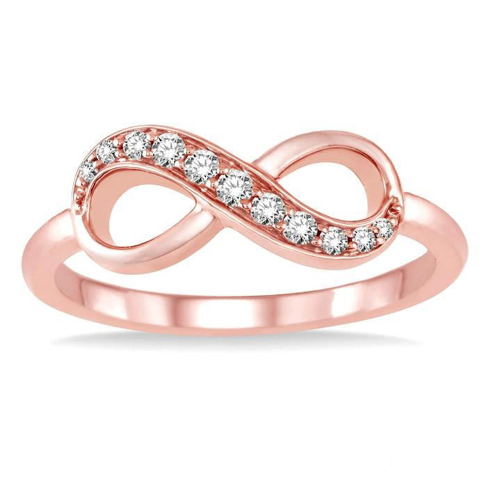 Infinity Shape Diamond Ring