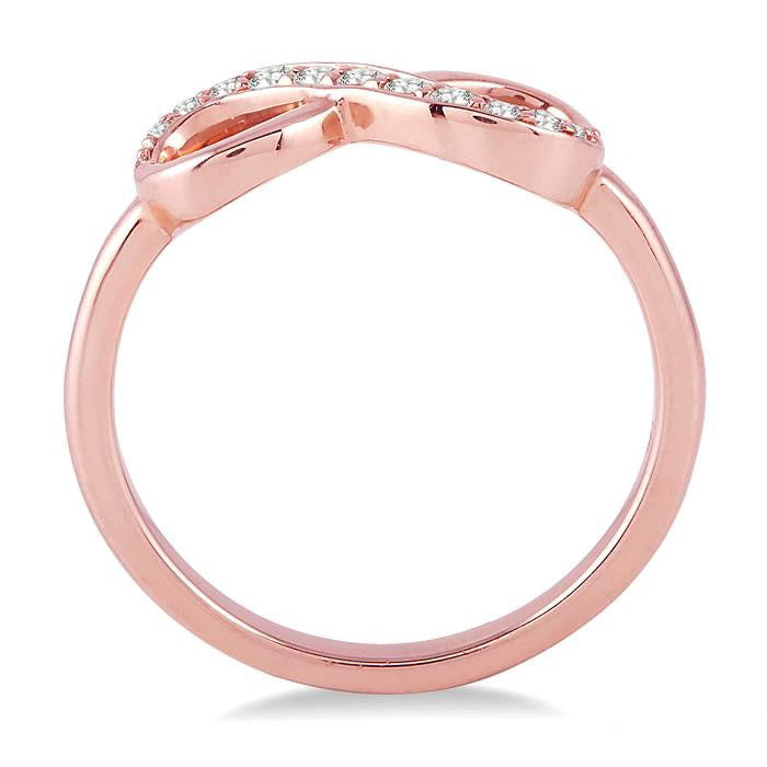 Infinity Shape Diamond Ring