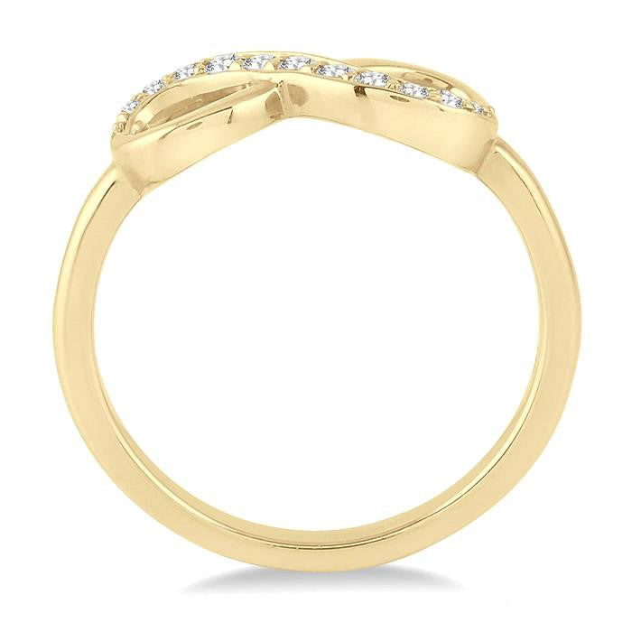 Infinity Shape Diamond Ring
