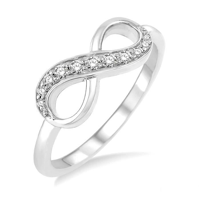 Infinity Shape Diamond Ring