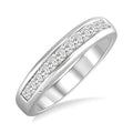 1/2 Ctw Princess Cut Diamond Wedding Band in 14K White Gold