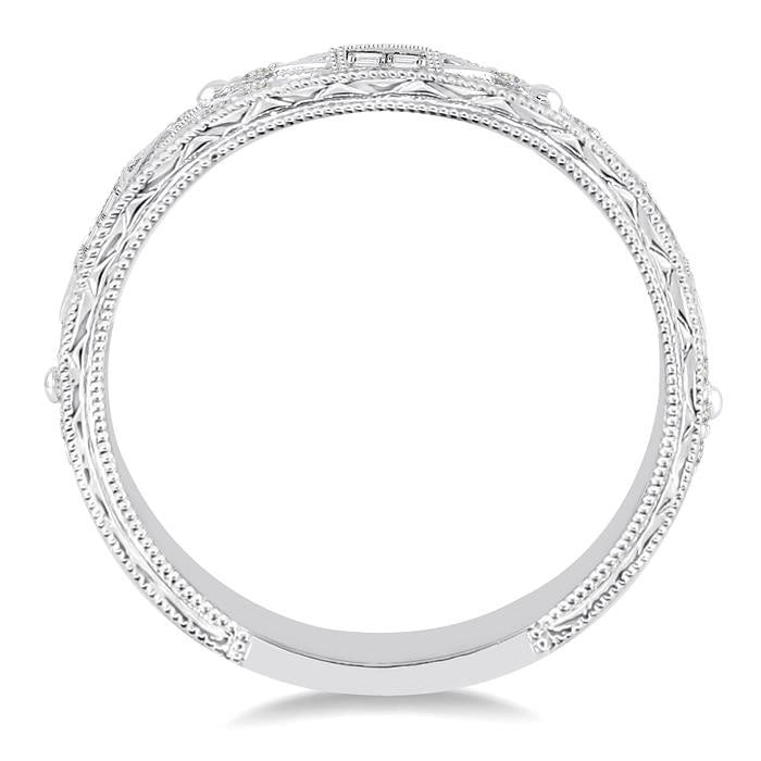 1/3 Ctw Diamond Stack Band in 14K White Gold