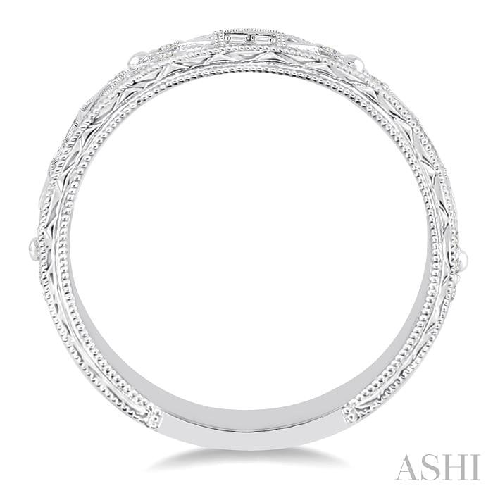 1/3 Ctw Diamond Stack Band in 14K White Gold