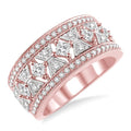 7/8 Ctw Diamond Fashion Band in 14K Rose Gold