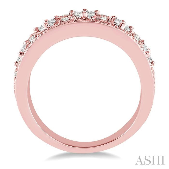 7/8 Ctw Diamond Fashion Band in 14K Rose Gold