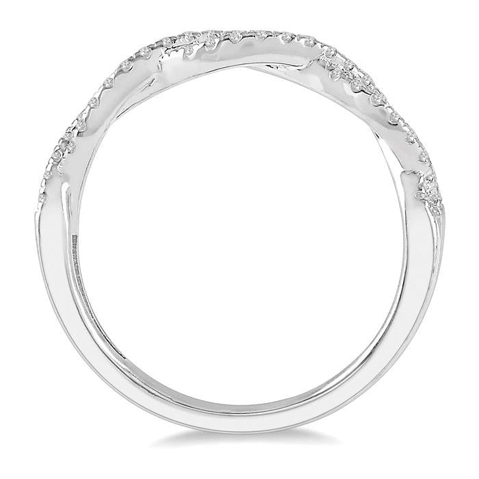 Diamond Swirl Fashion Ring