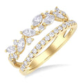 Serenity Diamond Ring in Metal