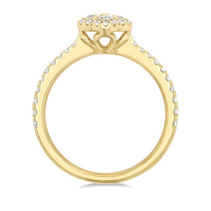 Harmony Diamond Ring in Metal