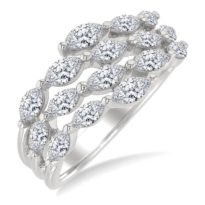 Serenity Diamond Ring in Metal